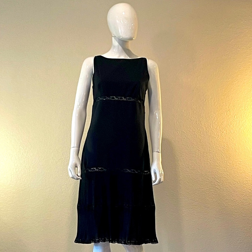 Vintage Alberto Ferretti 1990’s Black Dress